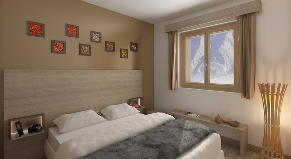 Residence Prestige Odalys Front De Neige La Plagne Bagian luar foto