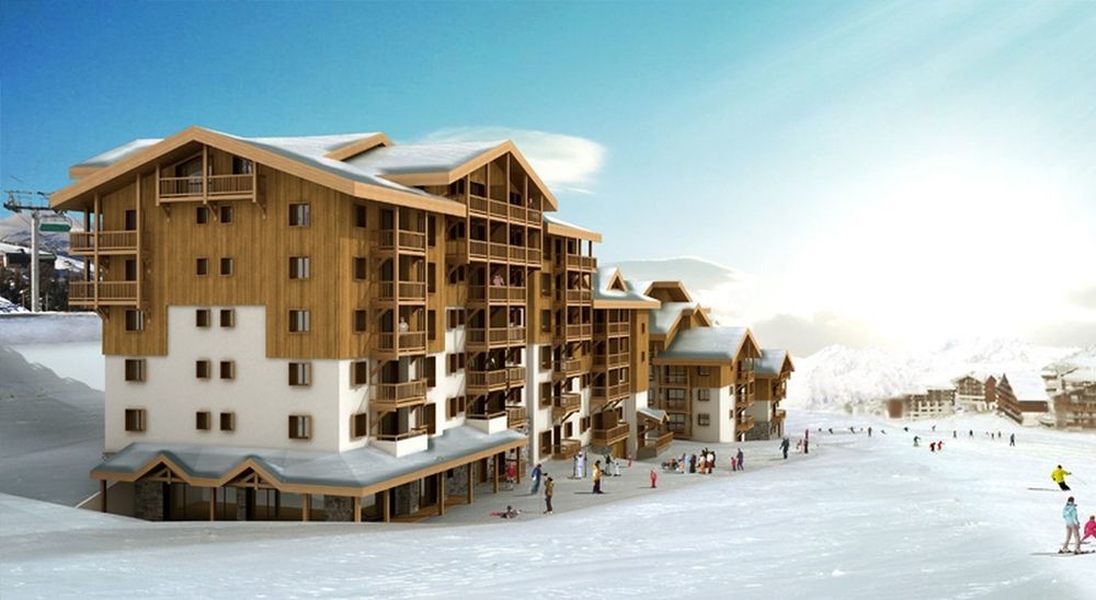 Residence Prestige Odalys Front De Neige La Plagne Bagian luar foto