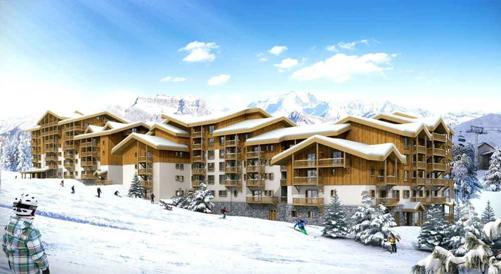 Residence Prestige Odalys Front De Neige La Plagne Bagian luar foto