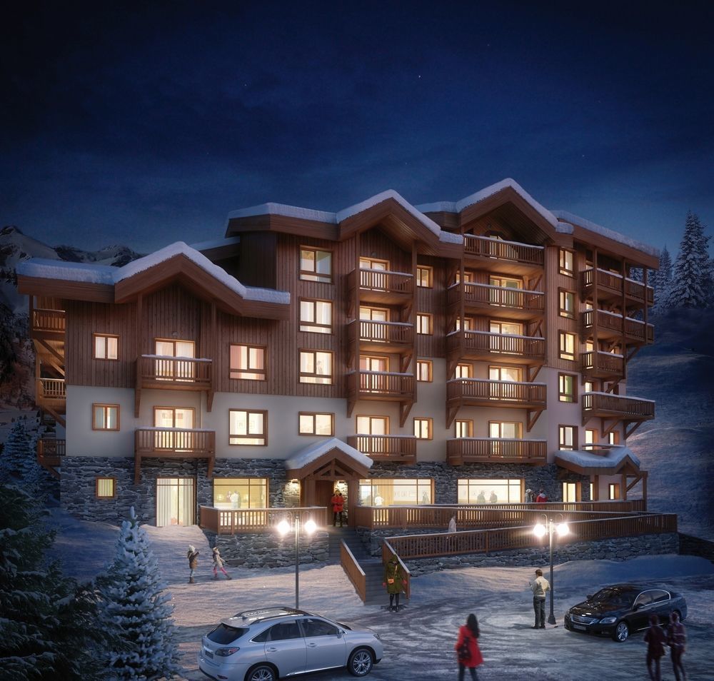 Residence Prestige Odalys Front De Neige La Plagne Bagian luar foto