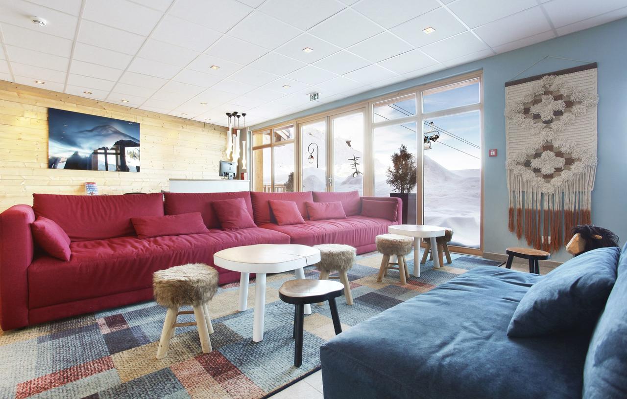 Residence Prestige Odalys Front De Neige La Plagne Bagian luar foto