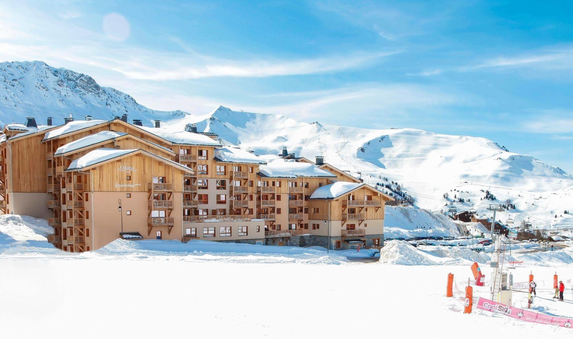 Residence Prestige Odalys Front De Neige La Plagne Bagian luar foto