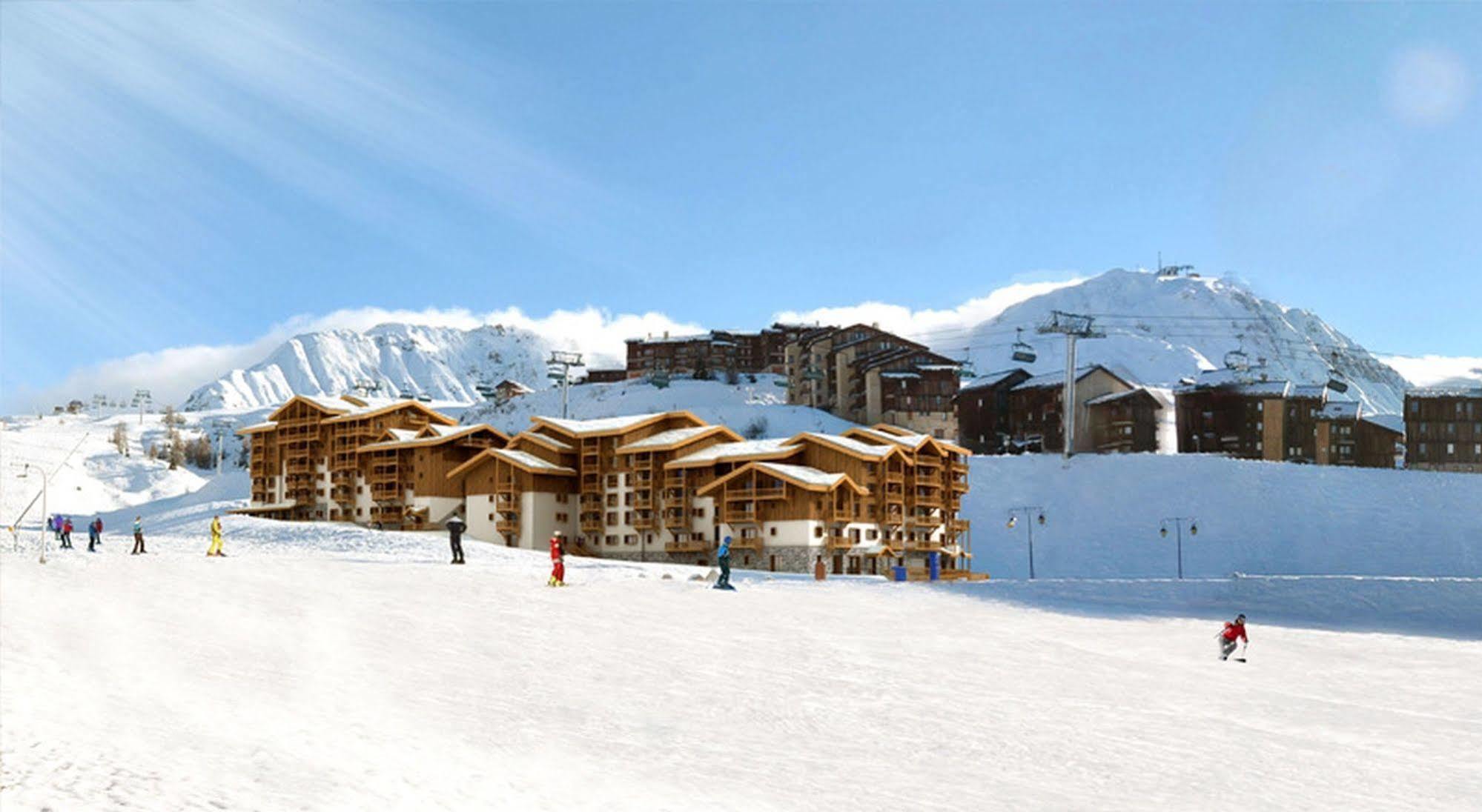 Residence Prestige Odalys Front De Neige La Plagne Bagian luar foto