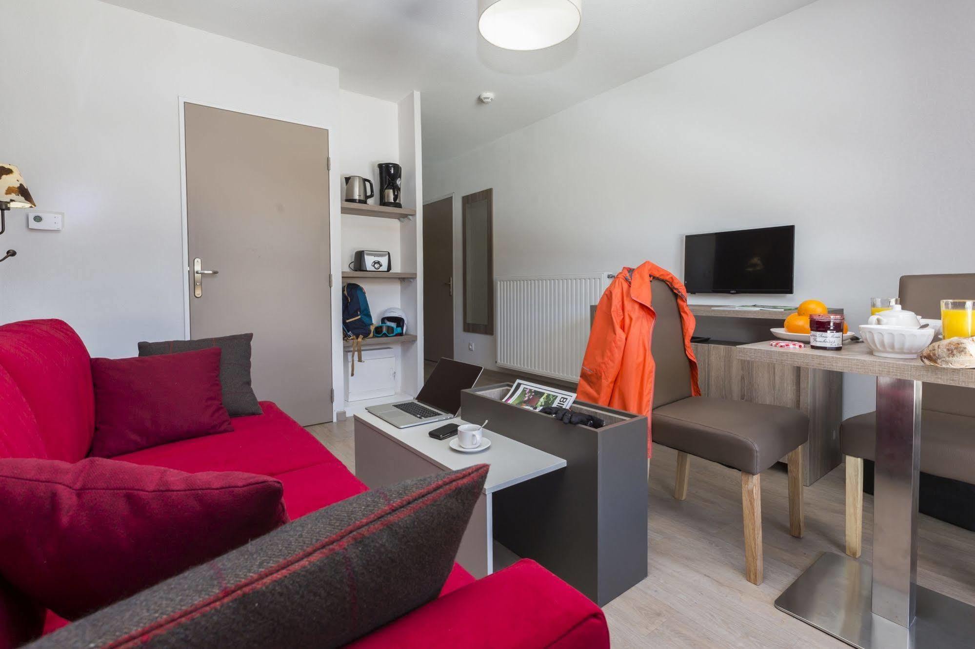 Residence Prestige Odalys Front De Neige La Plagne Bagian luar foto