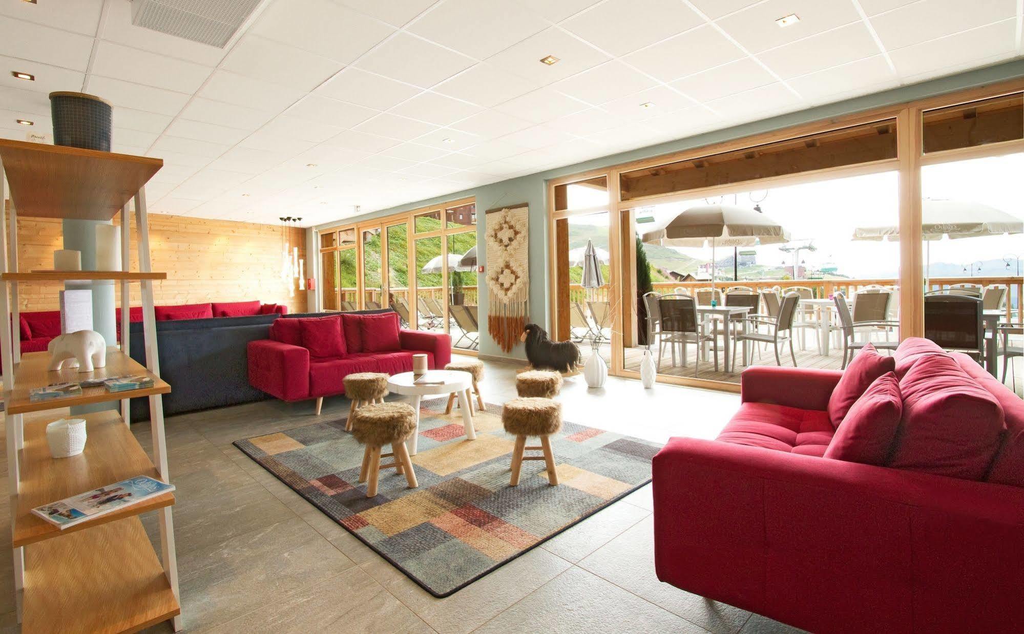 Residence Prestige Odalys Front De Neige La Plagne Bagian luar foto